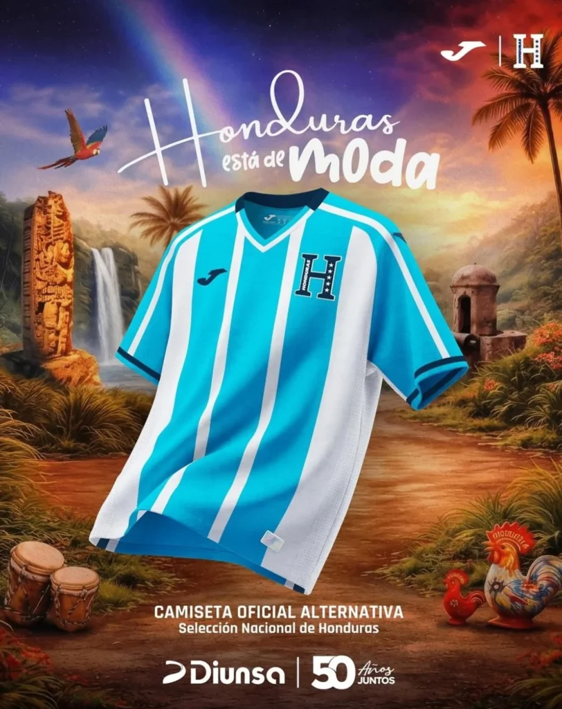 Honduras presenta sus camisetas 2026-2027 de JOMA