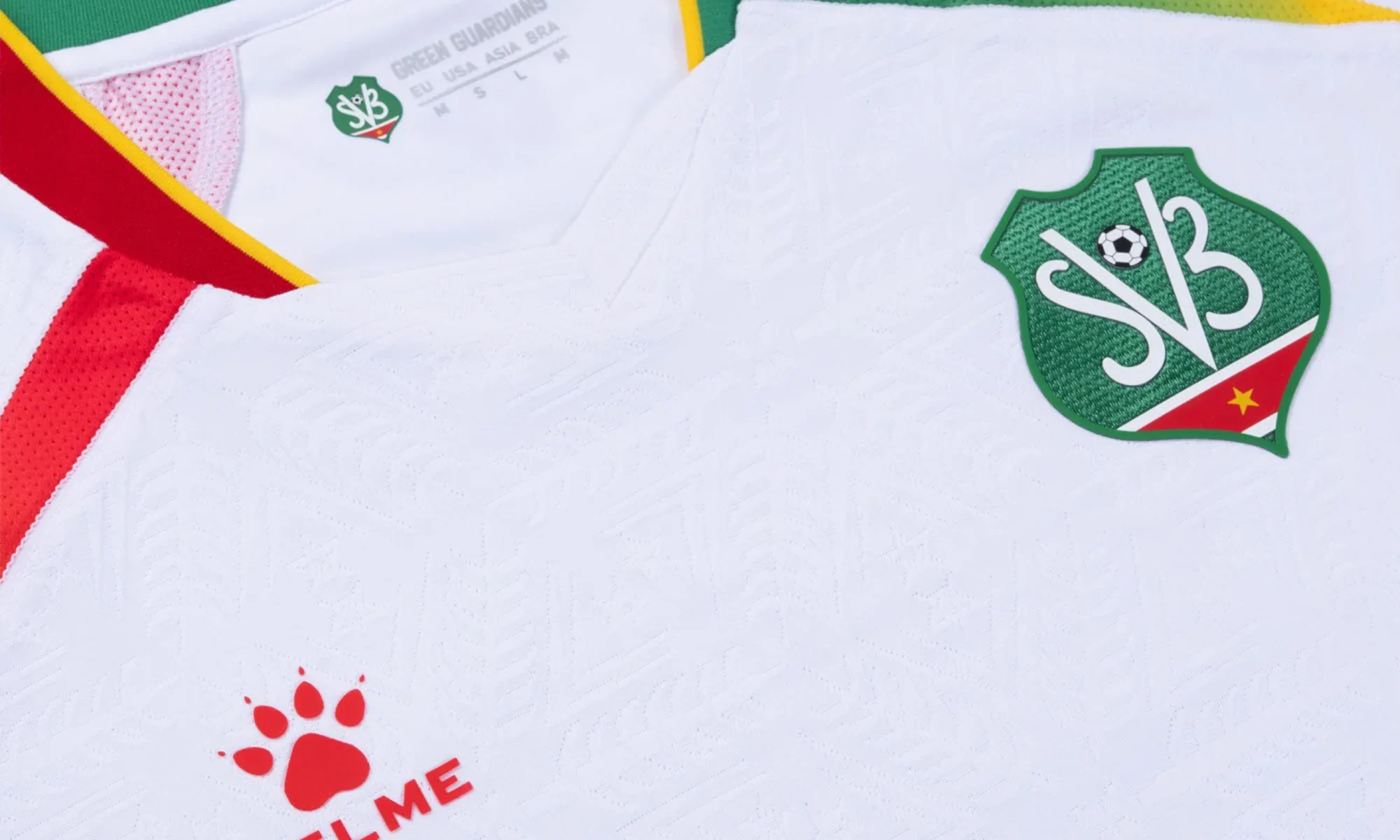 Surinam estrena camiseta local 2026-2027 de la mano de Kelme