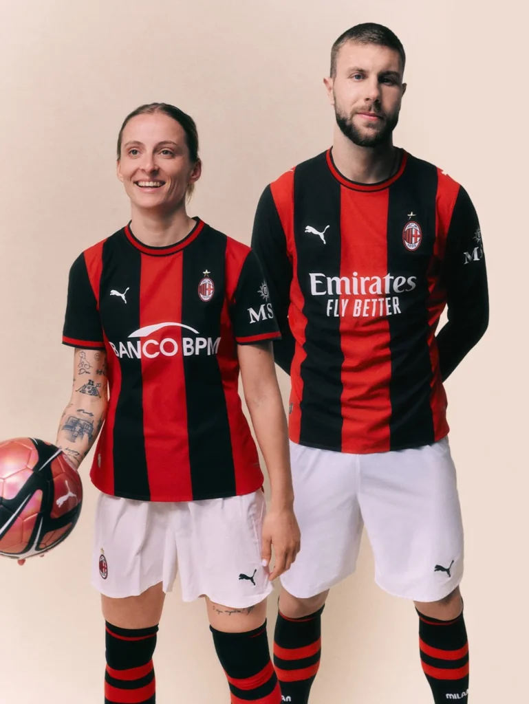 El AC Milan recupera las franjas anchas en su camiseta local 2026-2027