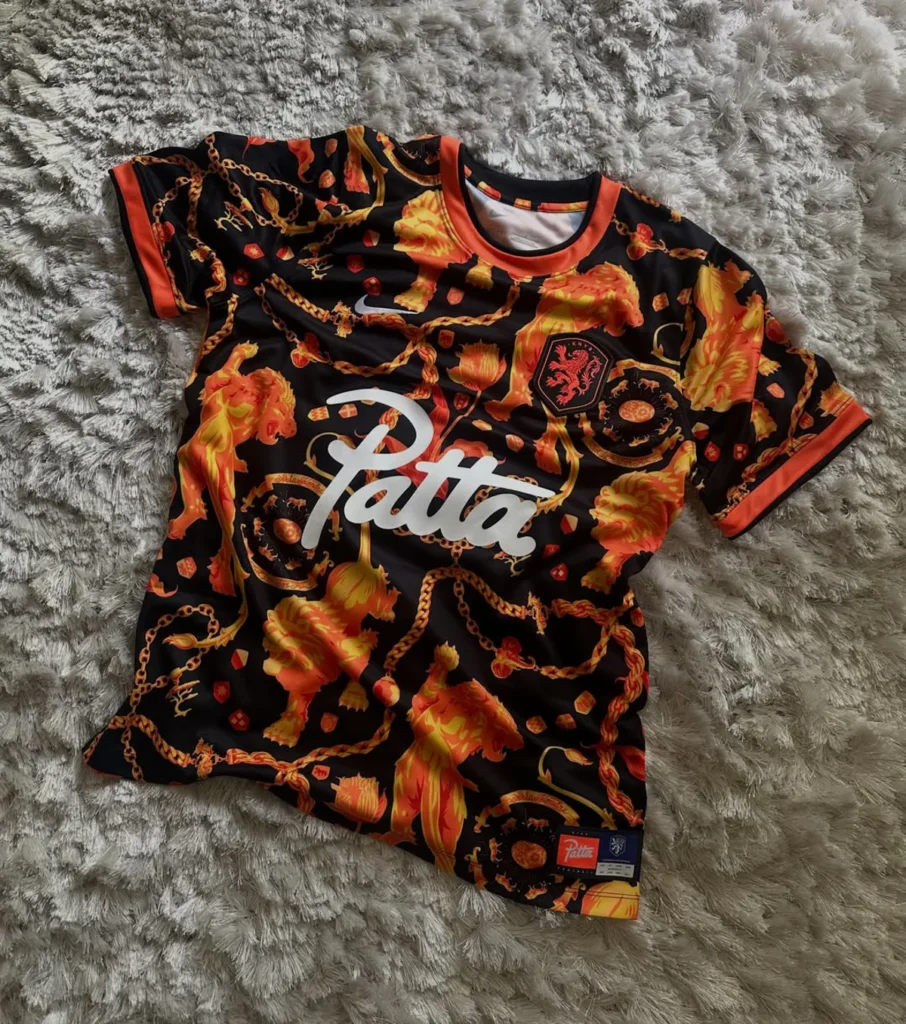 Patta firma la camiseta de calentamiento de Países Bajos para 2026-2027