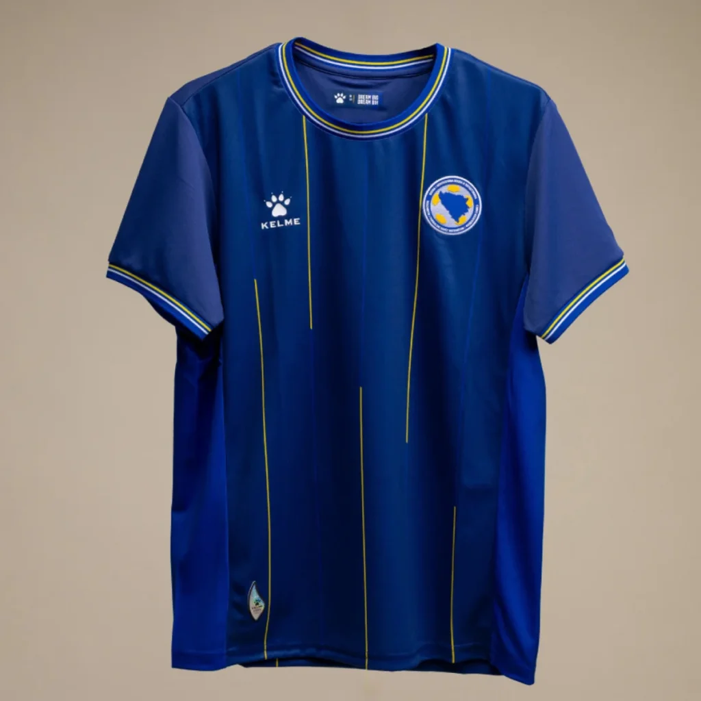 Bosnia y Herzegovina desvela las camisetas con las que jugará el Mundial 2026