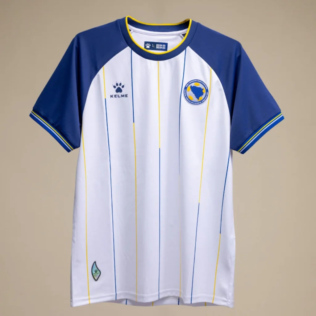 Bosnia y Herzegovina desvela las camisetas con las que jugará el Mundial 2026