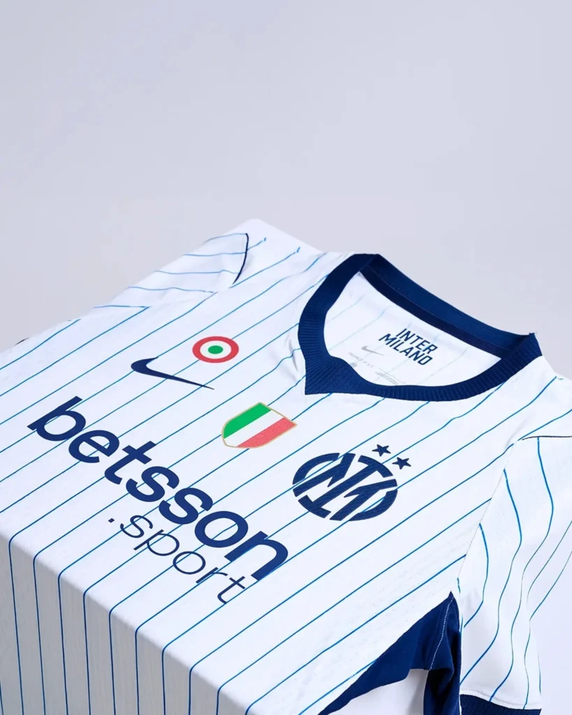 La camiseta visitante del Inter 2026-2027 se viste de béisbol