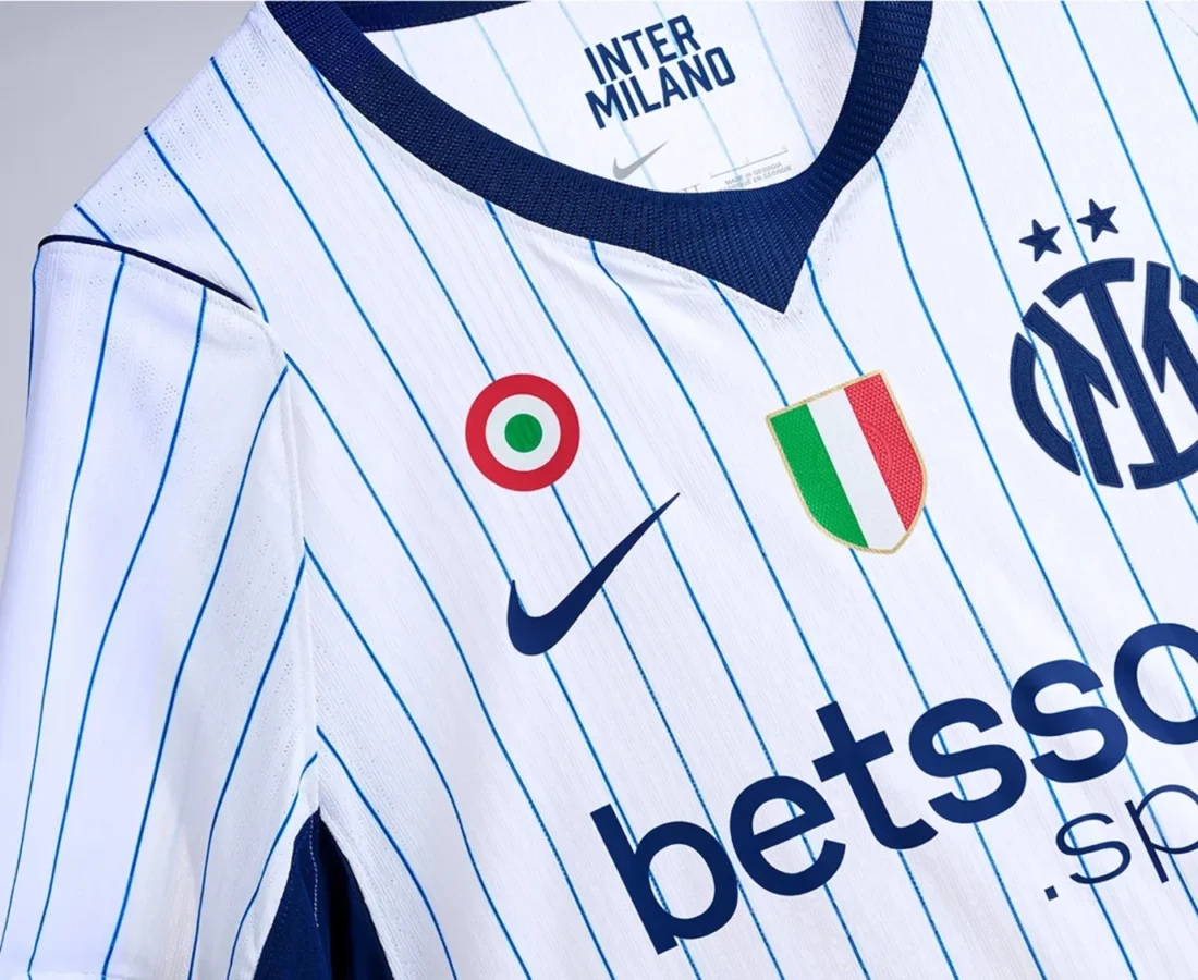 La camiseta visitante del Inter 2026-2027 se viste de béisbol