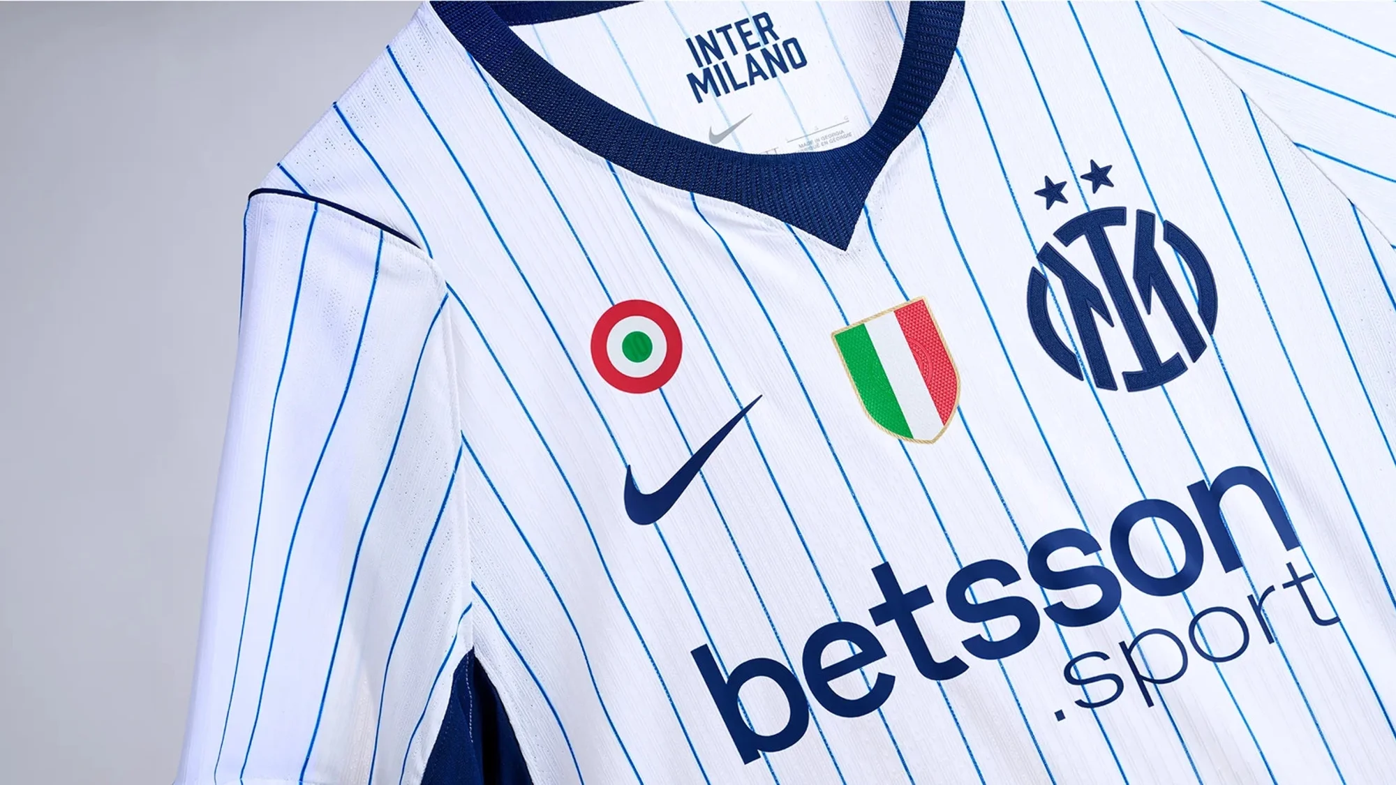 La camiseta visitante del Inter 2026-2027 se viste de béisbol