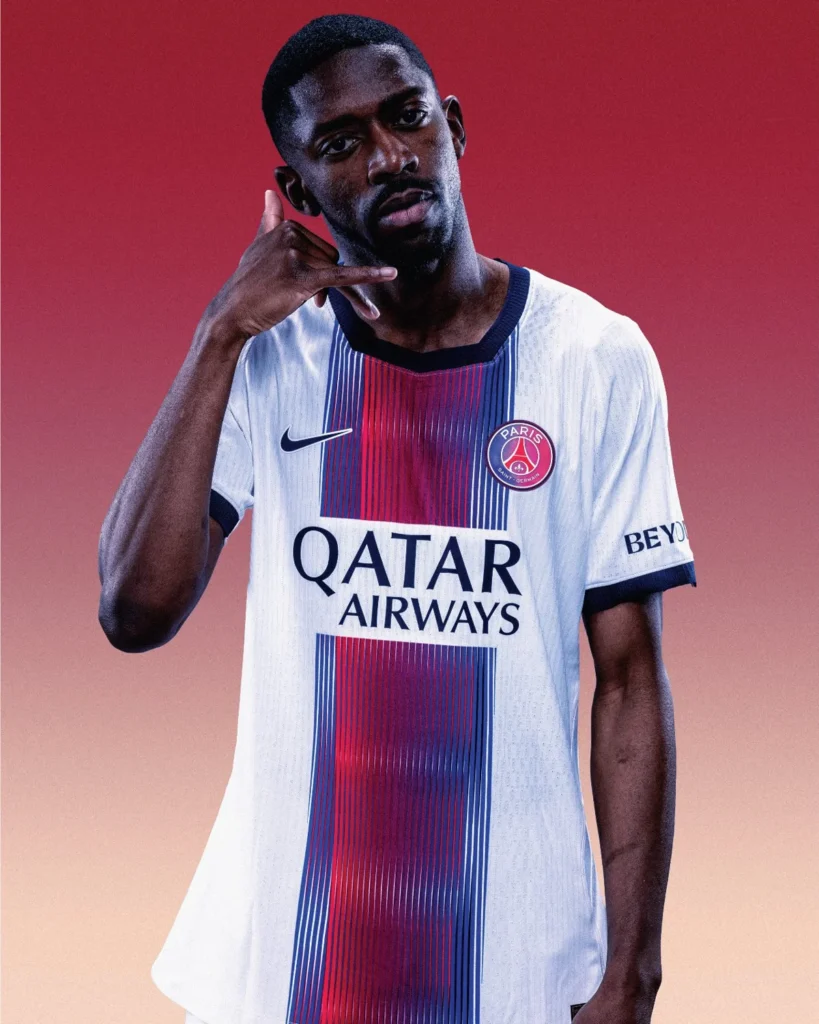 El PSG reinventa la franja Hechter en su camiseta visitante 2026-2027