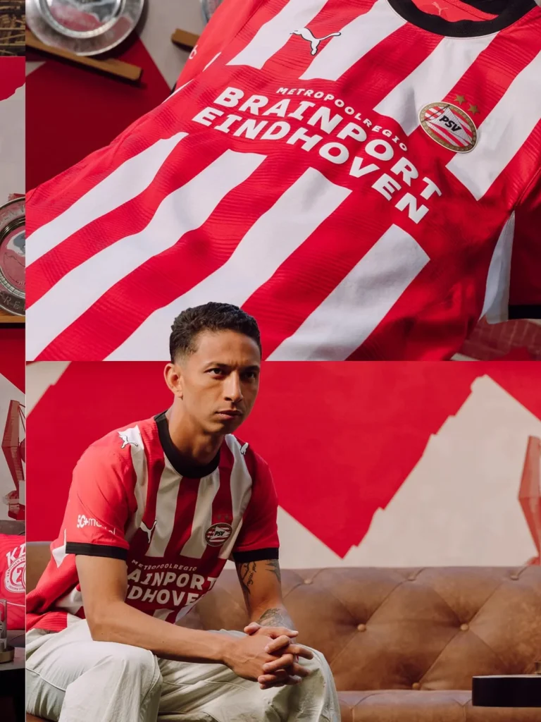 La camiseta local del PSV 2026-2027 celebra el Philips Stadion con su diseño de siempre
