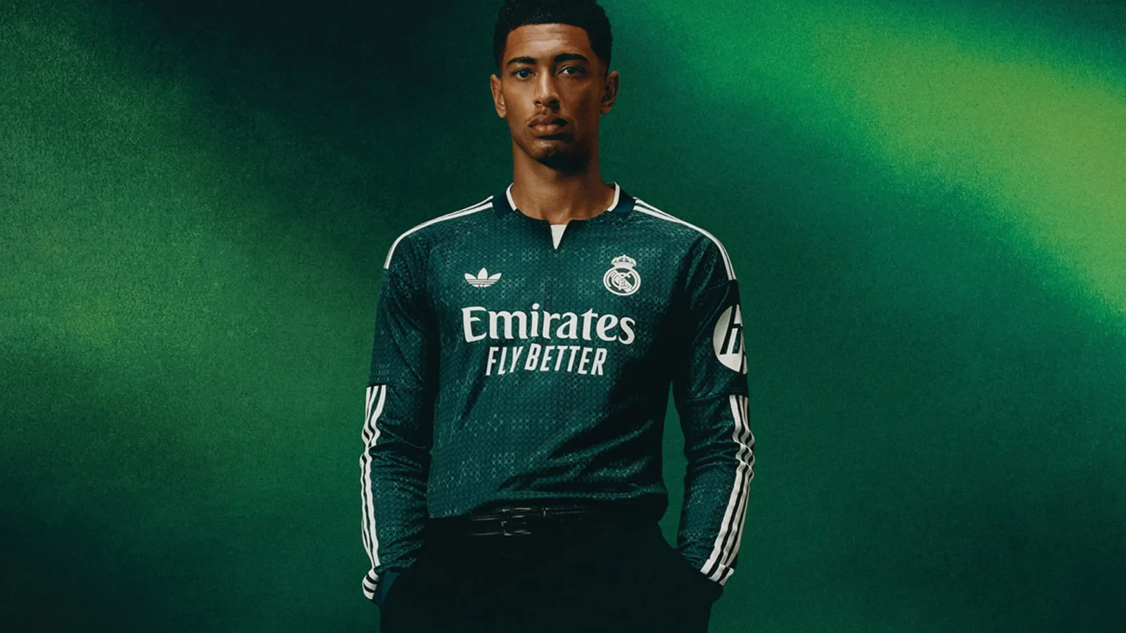 La camiseta suplente del Real Madrid 2026-2027 recupera el verde oscuro con un patrón muy especial