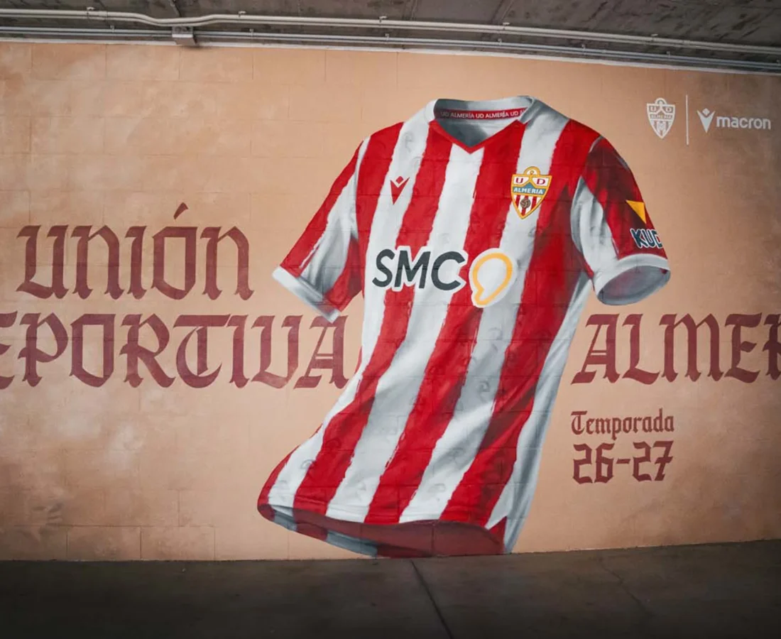 La UD Almería rinde homenaje al Indalo en sus camisetas 2026-2027