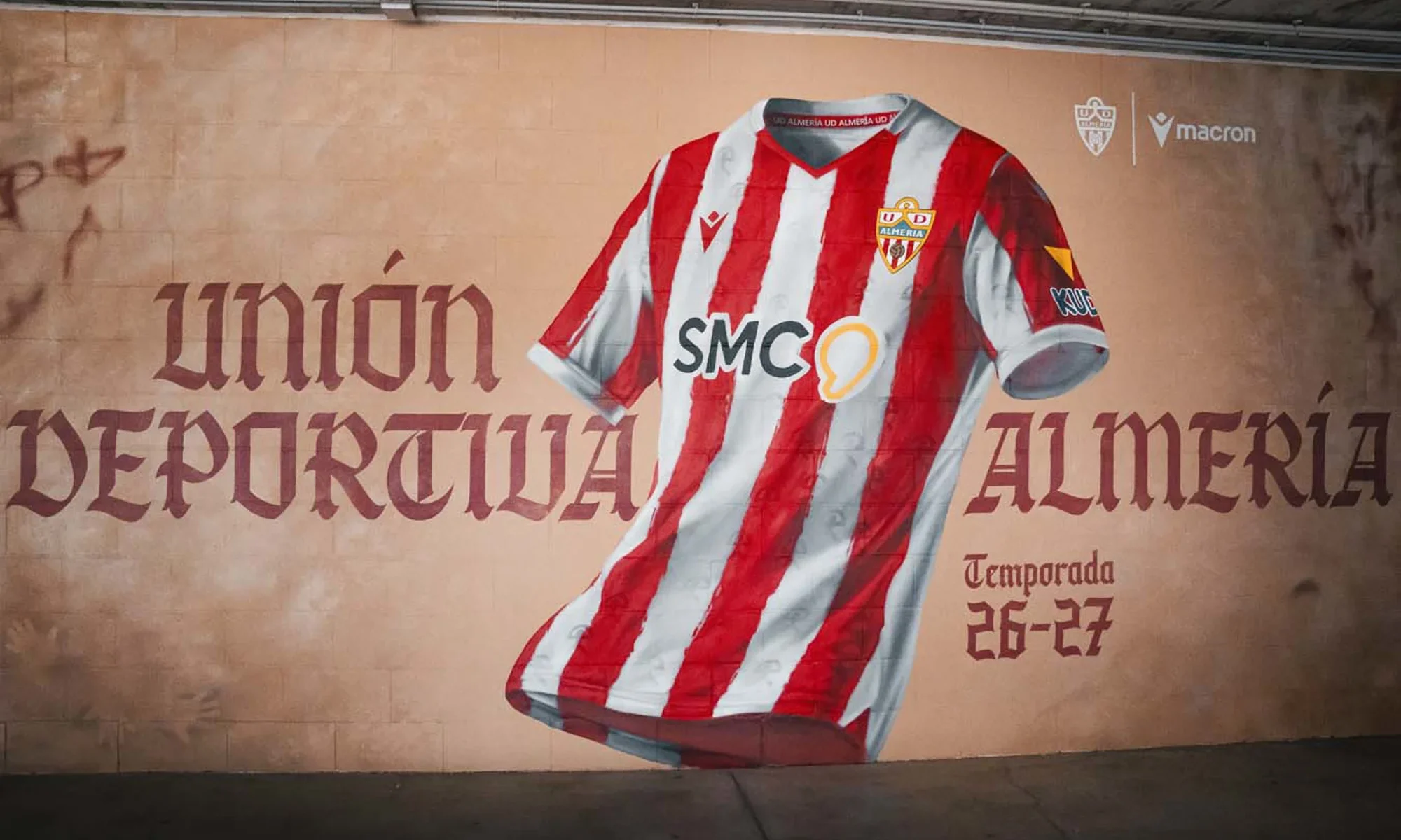 La UD Almería rinde homenaje al Indalo en sus camisetas 2026-2027