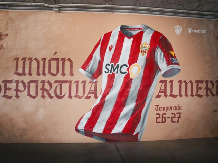 La UD Almería rinde homenaje al Indalo en sus camisetas 2026-2027