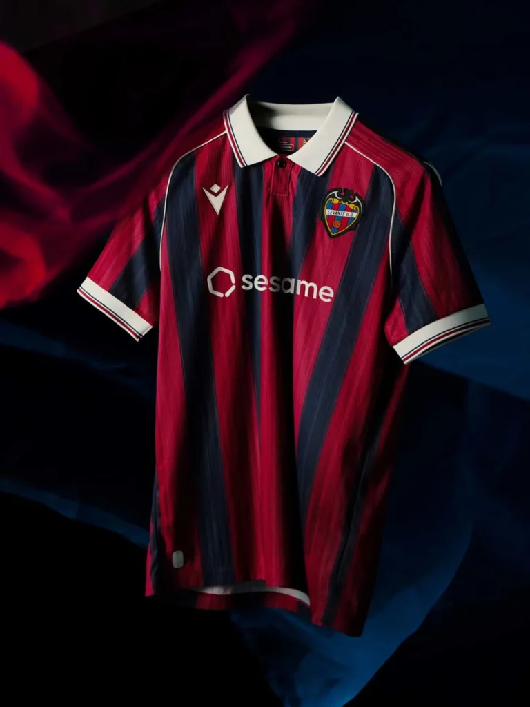 Las camisetas del UD Levante 2026-2027 apuestan por una imagen elegante