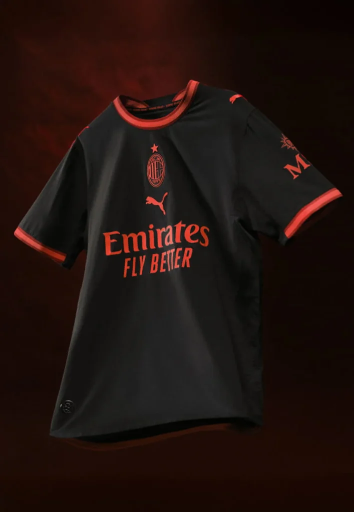 El AC Milan reinventa el rojo y negro con su tercera camiseta 2026-2027 reactiva a la luz UV