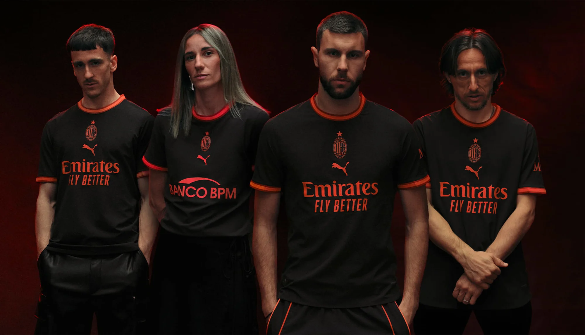 El AC Milan reinventa el rojo y negro con su tercera camiseta 2026-2027 reactiva a la luz UV