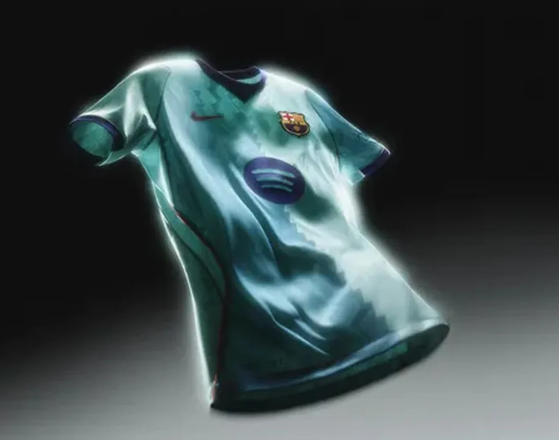 El FC Barcelona presenta su tercera camiseta turquesa 2026-2027 con aire noventero
