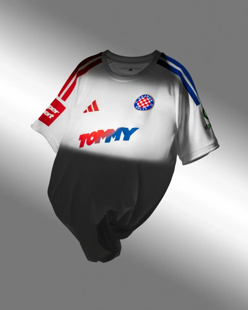 El Hajduk Split combina tradición y nostalgia noventera en sus camisetas 2026-2027