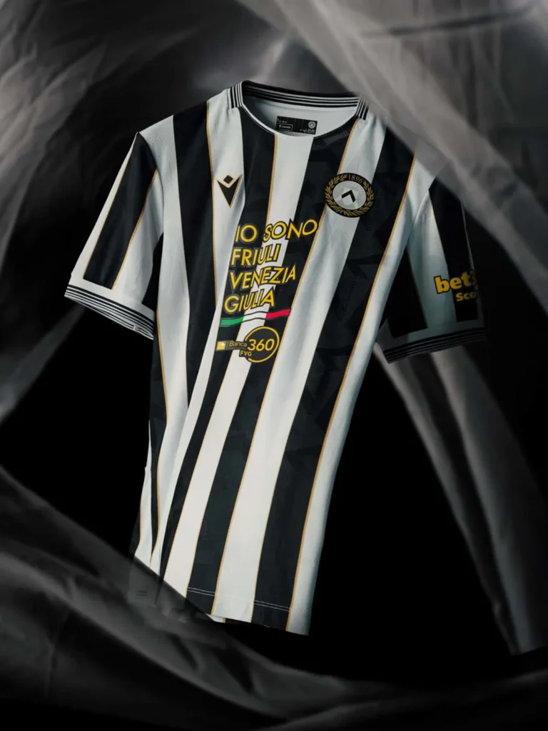 Udinese celebra 130 años de historia con sus camisetas 2026-2027