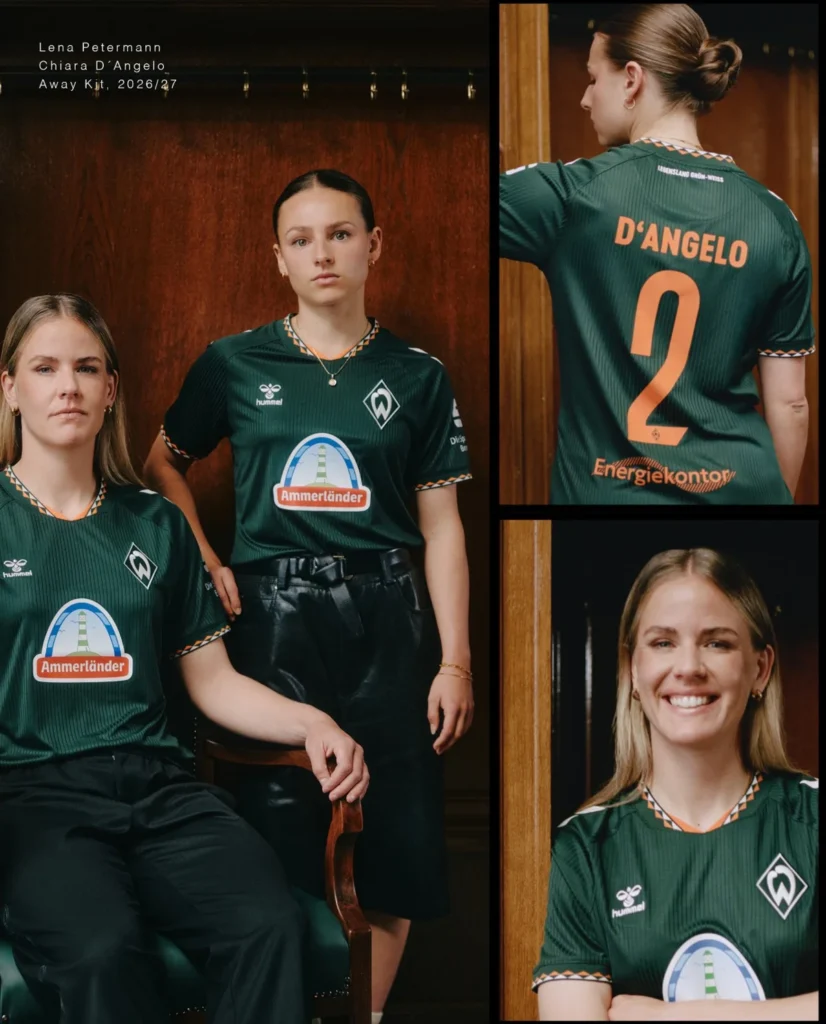 Tres historias de Bremen en las camisetas del Werder 2026-2027