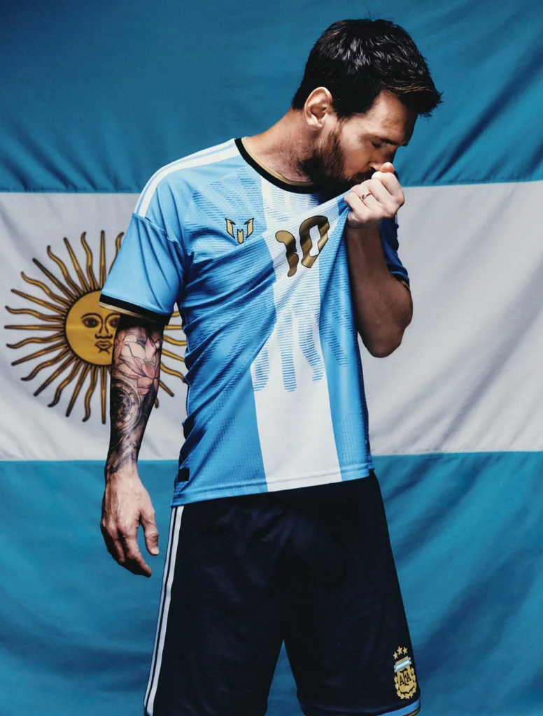 Messi se despide de la selección con una camiseta especial de Argentina de adidas