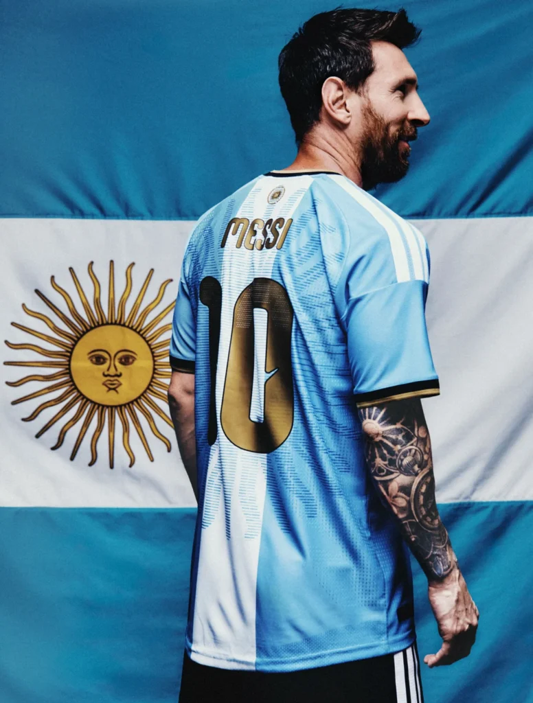 Messi se despide de la selección con una camiseta especial de Argentina de adidas