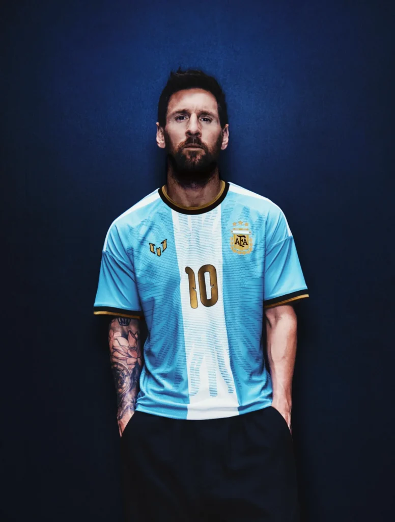 Messi se despide de la selección con una camiseta especial de Argentina de adidas