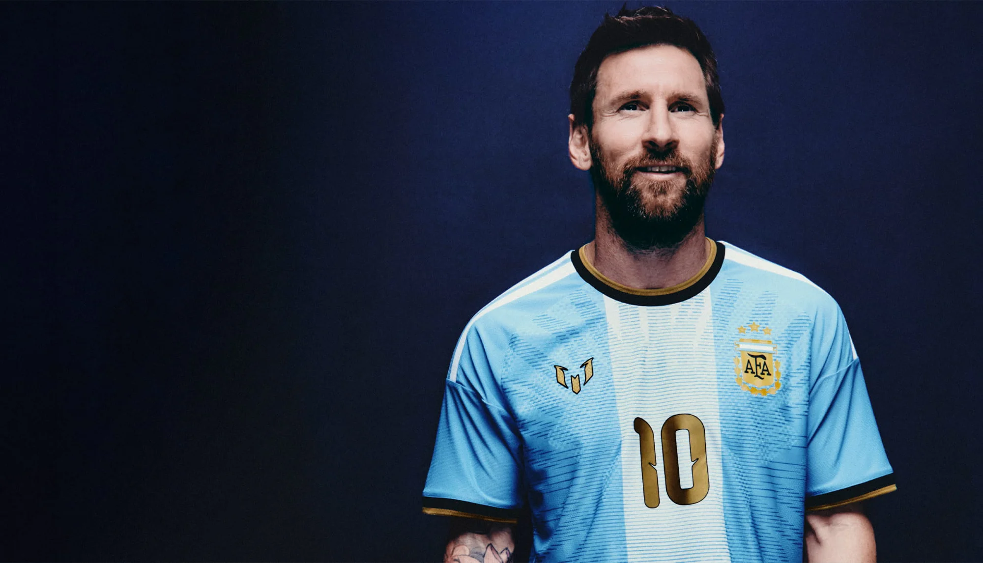 Messi se despide de la selección con una camiseta especial de Argentina de adidas