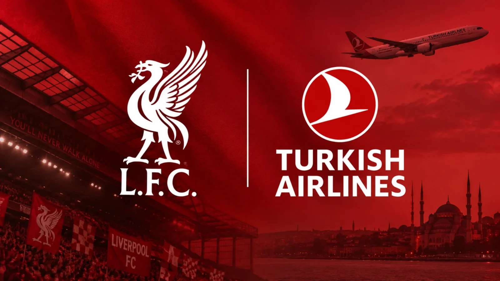 Turkish Airlines será el nuevo patrocinador principal del Liverpool desde 2027-2028